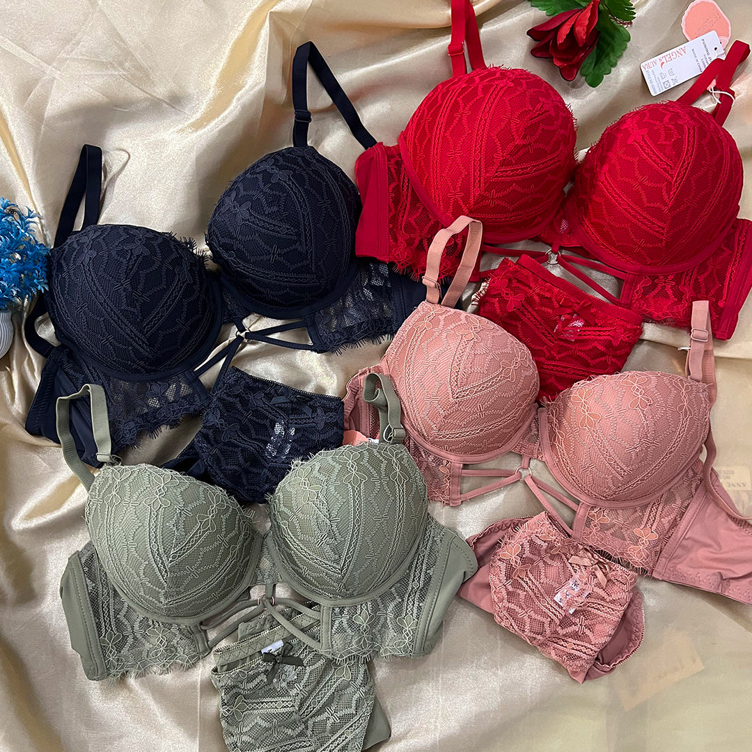 Premium Bra & Pantie Set - With Soft wire and Soft Pad