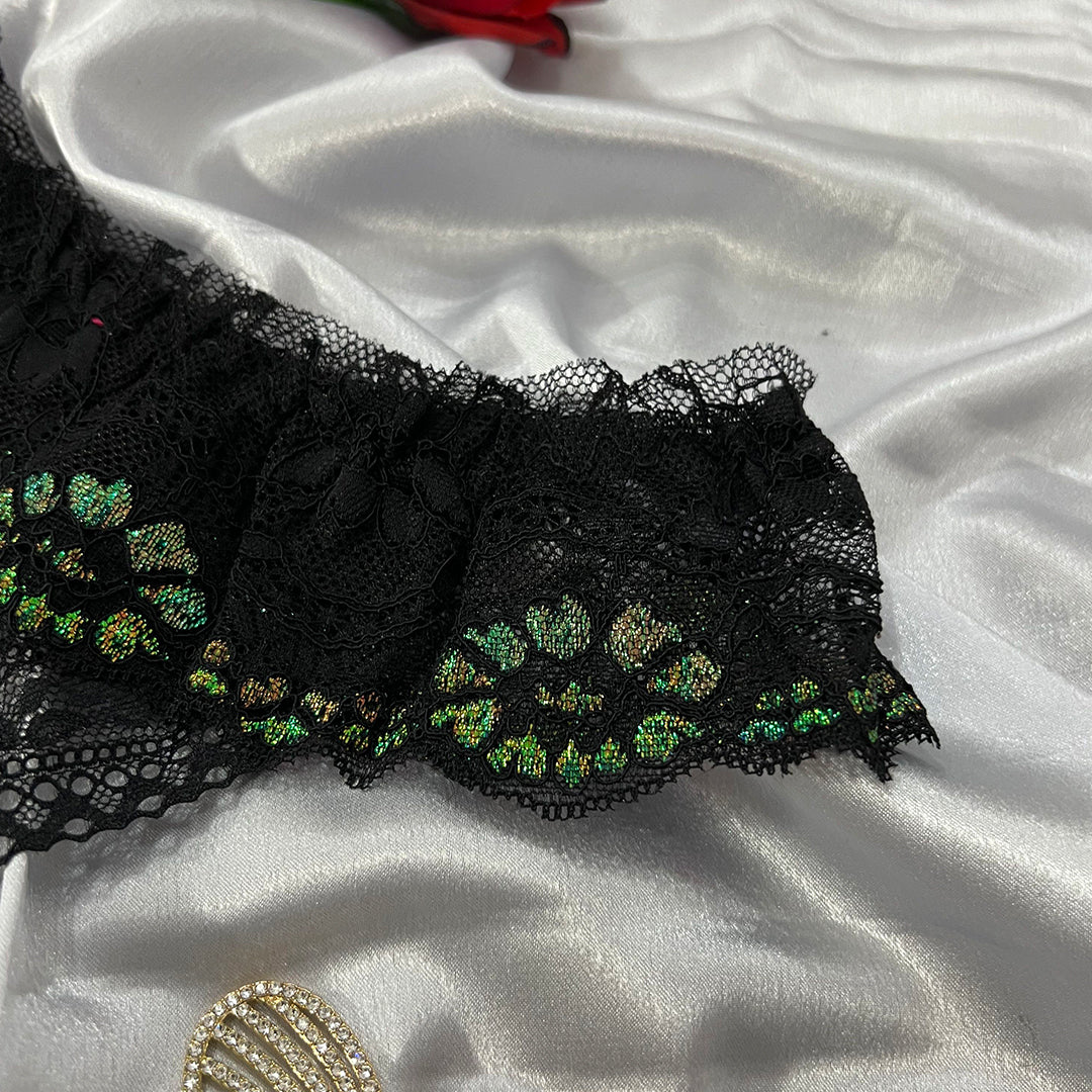 Floral Lace Mid-Rise Panty - Soft Lastic for soft girls | Very comfortable