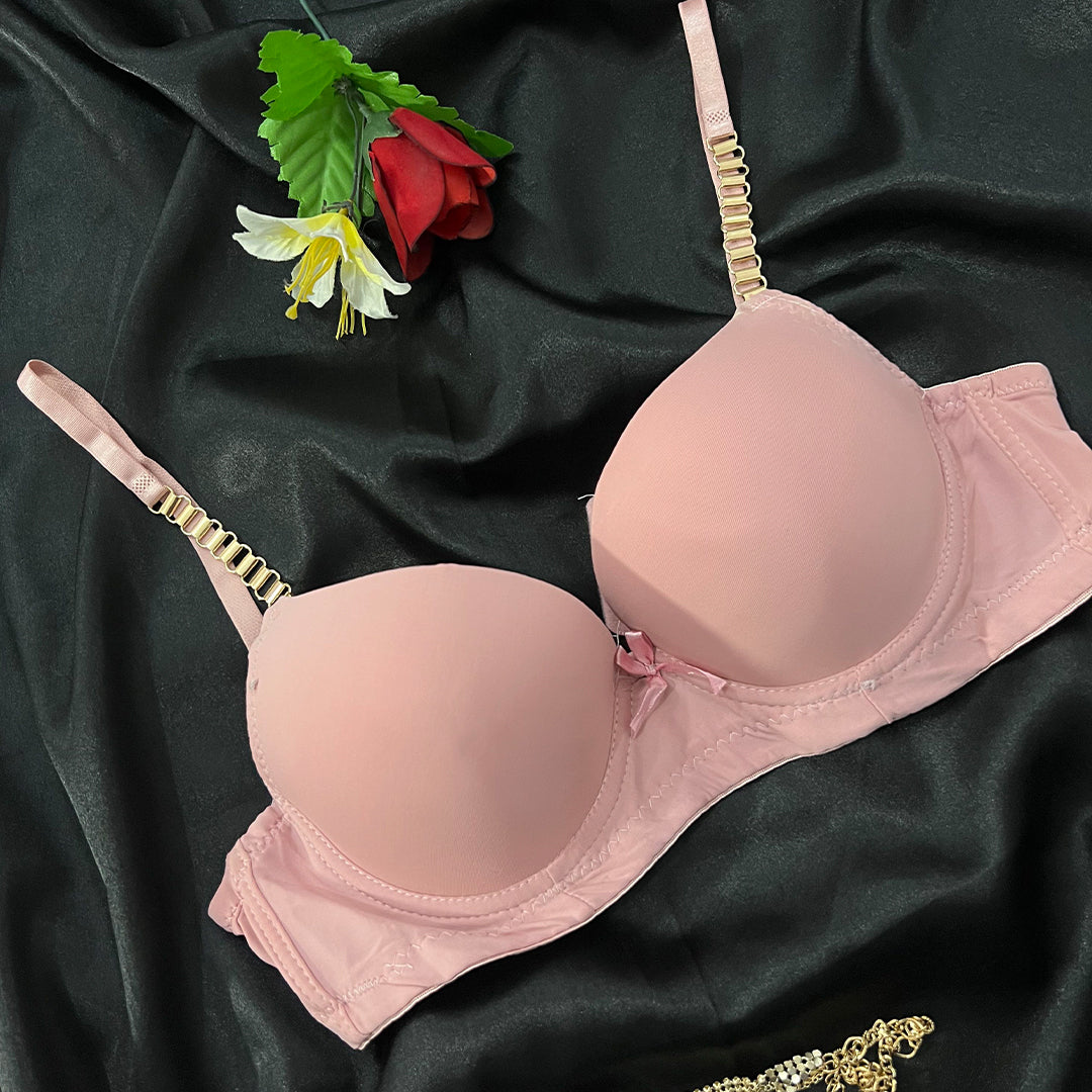 Women Bra Shiny Rhinestone Decor Underwear Cut-Out Lace Women's Lingerie B Cup