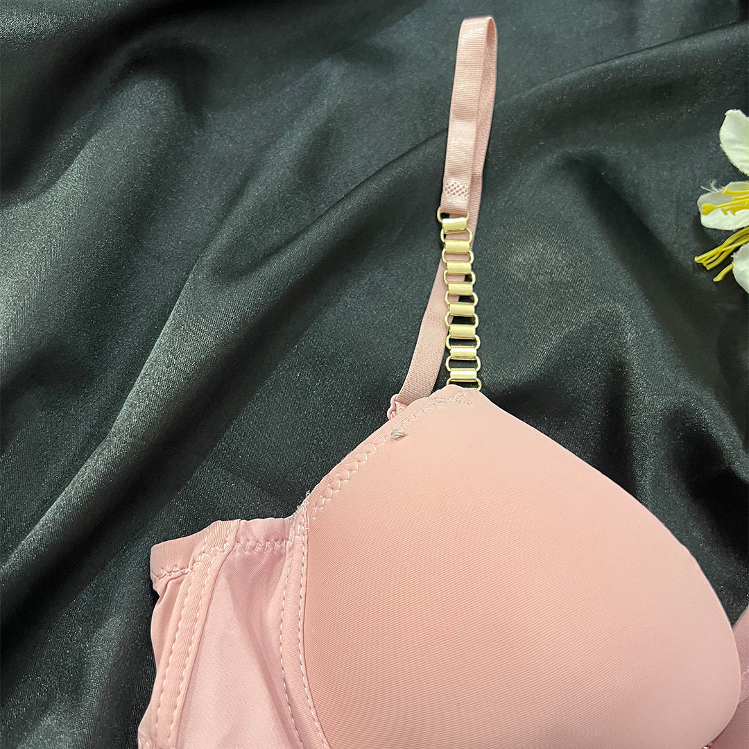 Women Bra Shiny Rhinestone Decor Underwear Cut-Out Lace Women's Lingerie B Cup