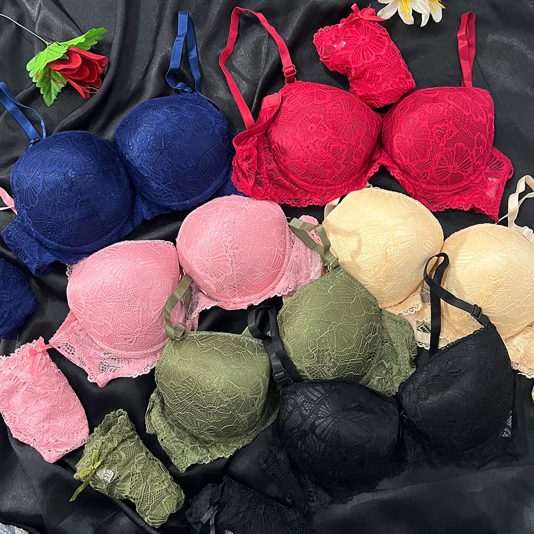 Wired Bra & Panty With Sportable Pads
