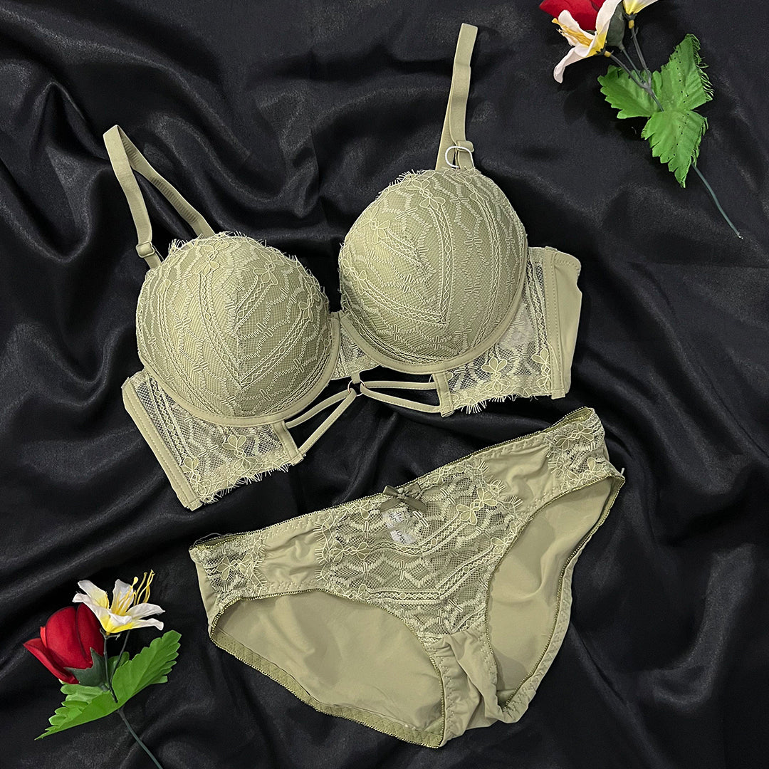Premium Bra & Pantie Set - With Soft wire and Soft Pad