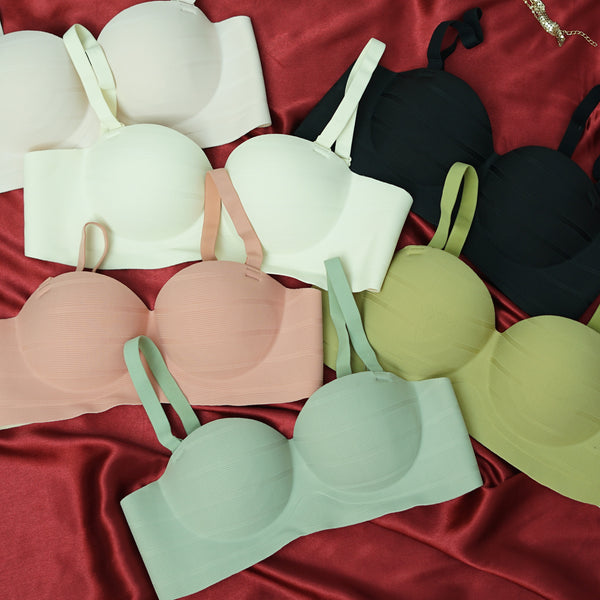 2 in 1 Soft Foam Bra – Comfort & Versatile Support can use with strap & without strap