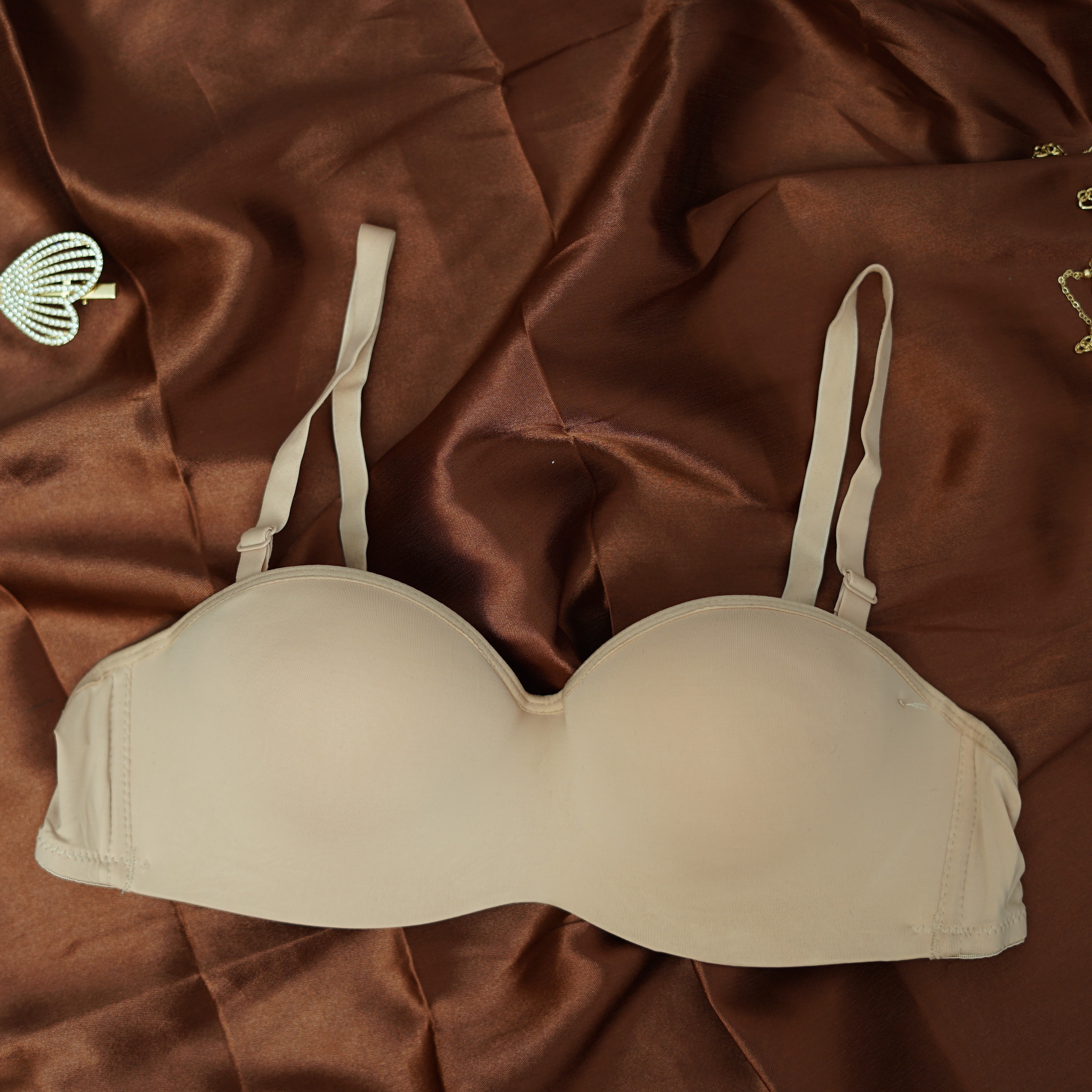 2 in 1 Noor Bra can use with strap & without strap