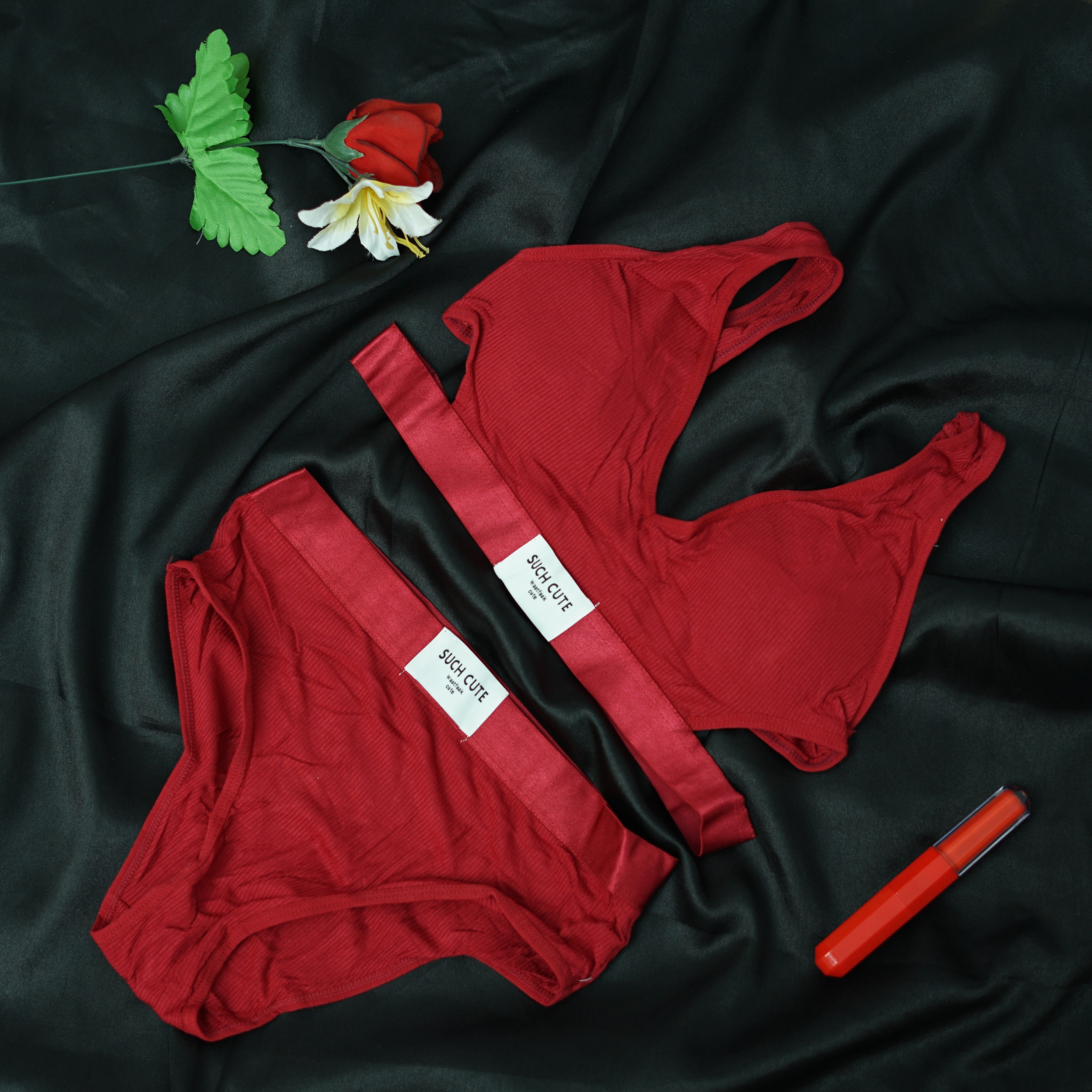 Soft Padded Blows & underwear Set - Wireless