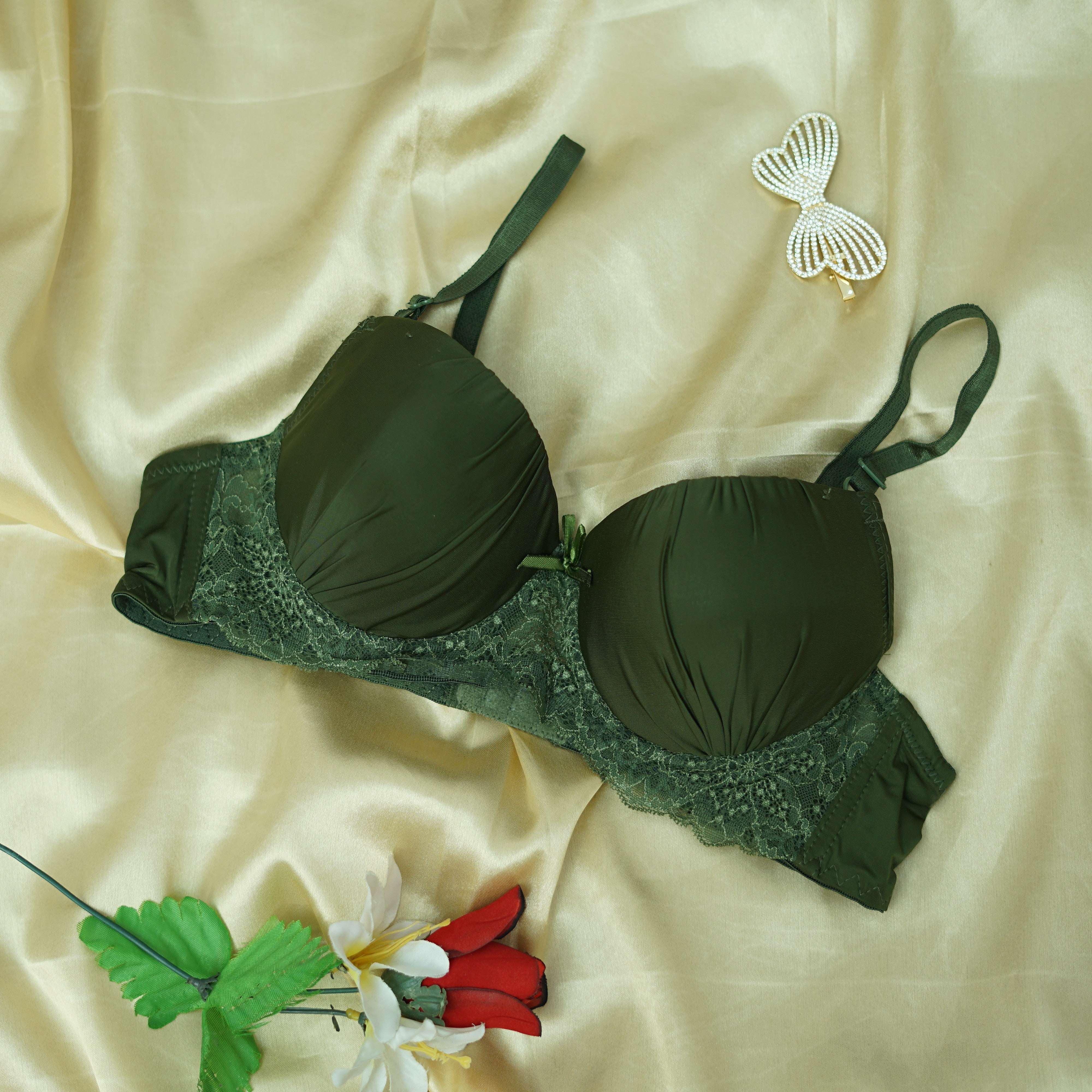 Silk covered padded bra for girls | Soft as Silk, Strong in Style