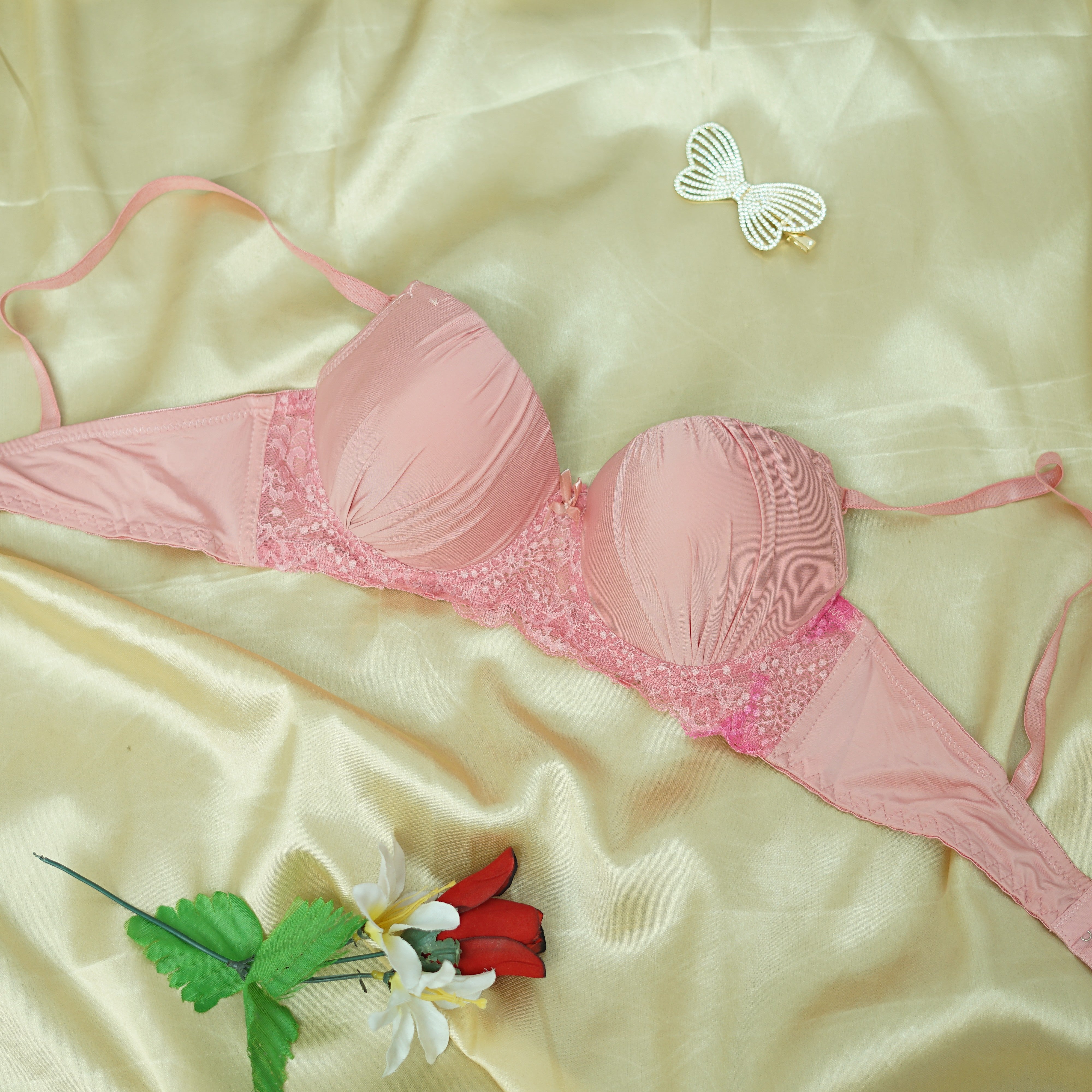 Silk covered padded bra for girls | Soft as Silk, Strong in Style